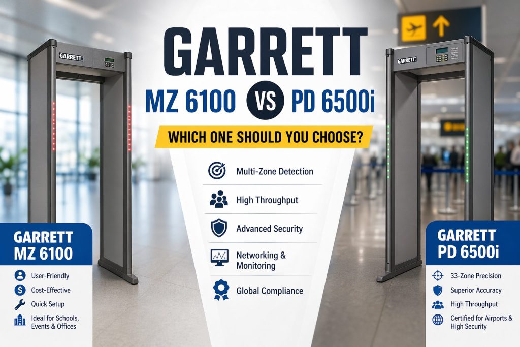 Garrett MZ 6100 vs PD 6500i