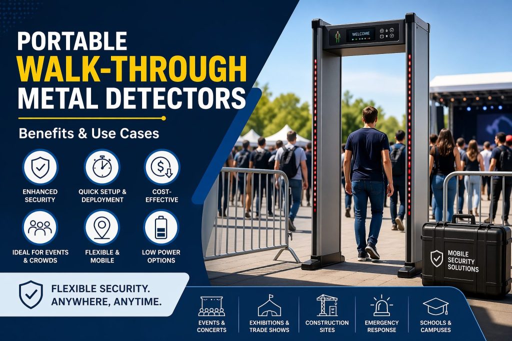 Portable Walk-Through Metal Detectors